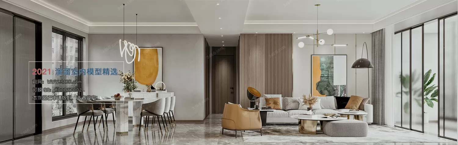 3DSKY PRO MODELS – LIVING ROOM 3DS MAX