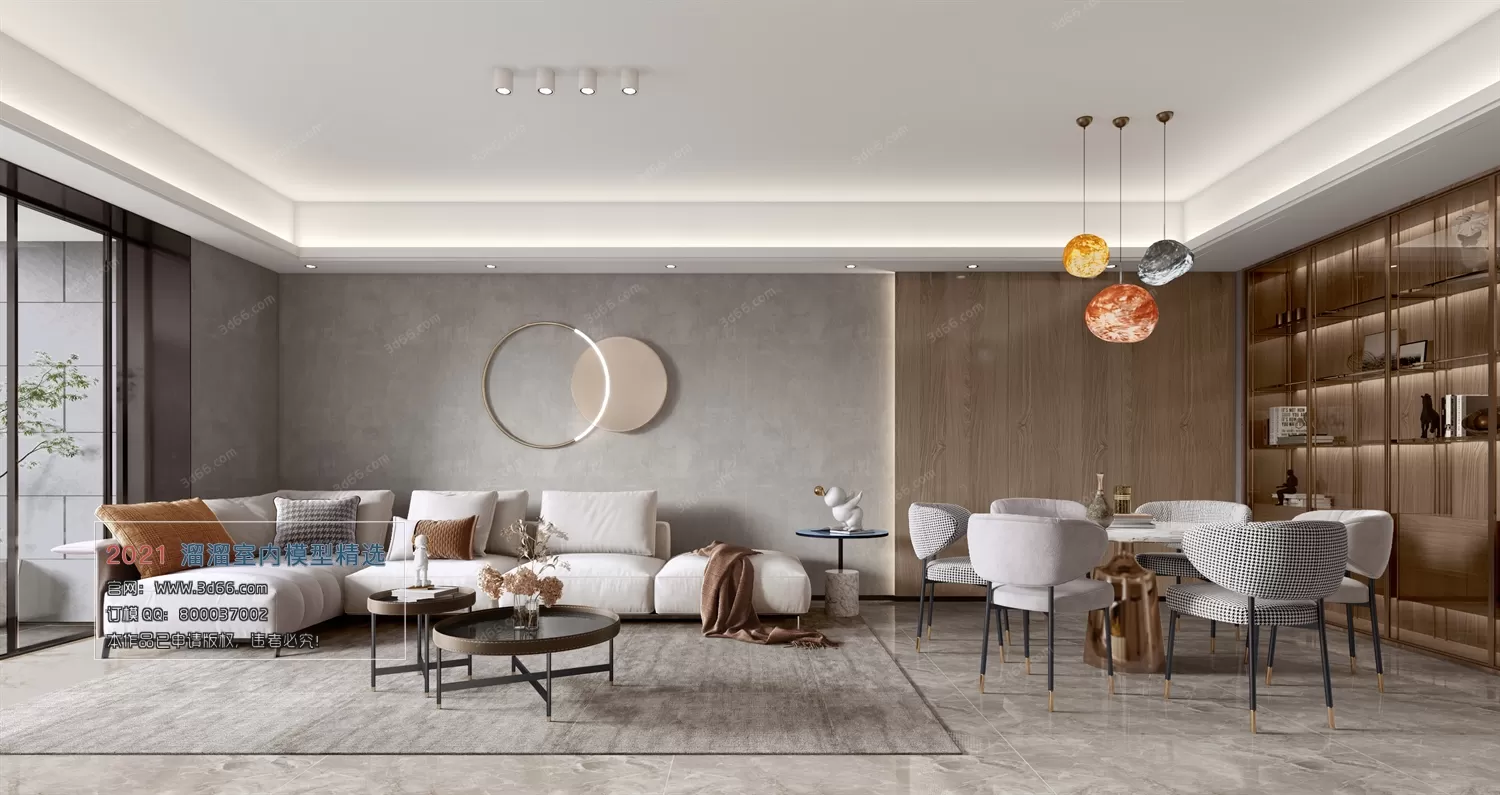 3DSKY PRO MODELS – LIVING ROOM 3DS MAX