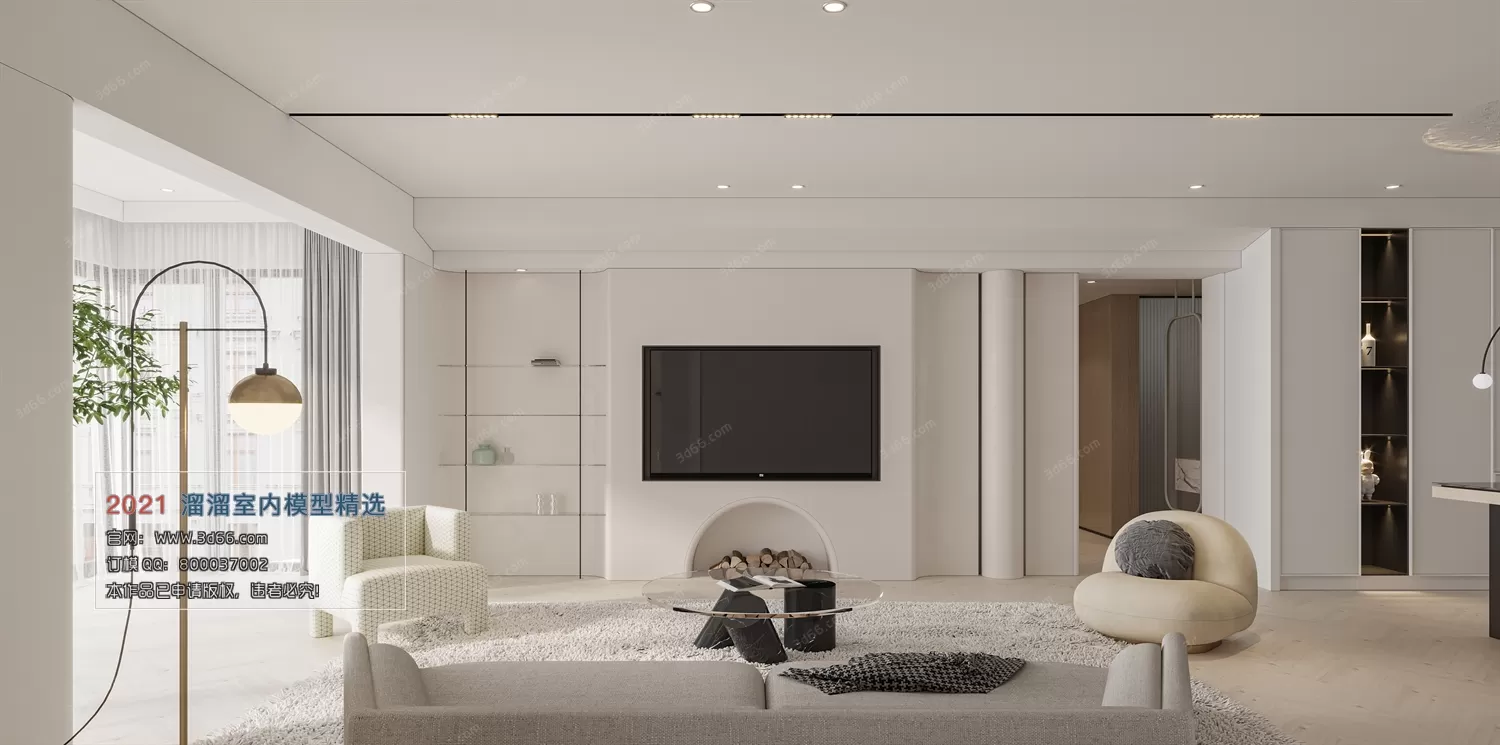 3DSKY PRO MODELS – LIVING ROOM 3DS MAX