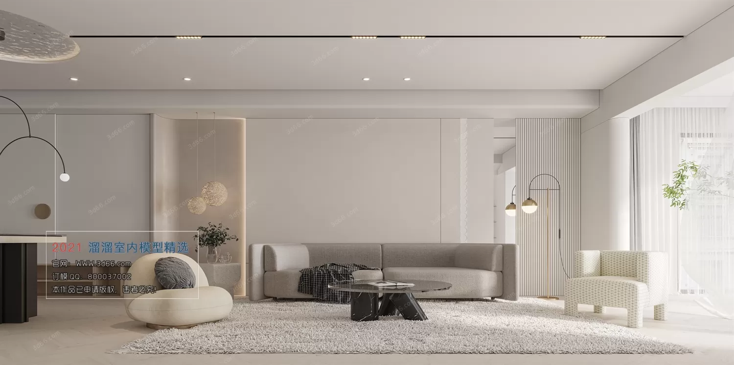 3DSKY PRO MODELS – LIVING ROOM 3DS MAX