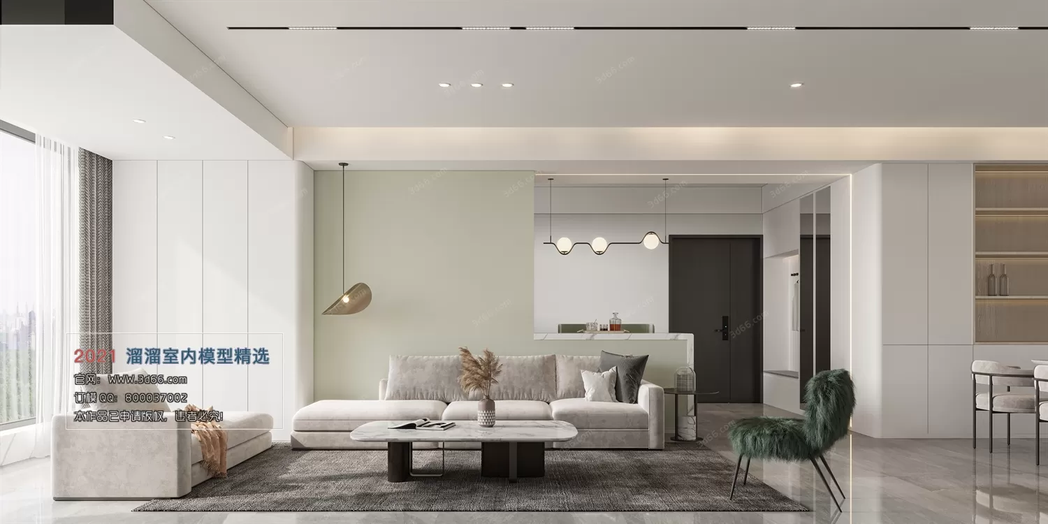 3DSKY PRO MODELS – LIVING ROOM 3DS MAX