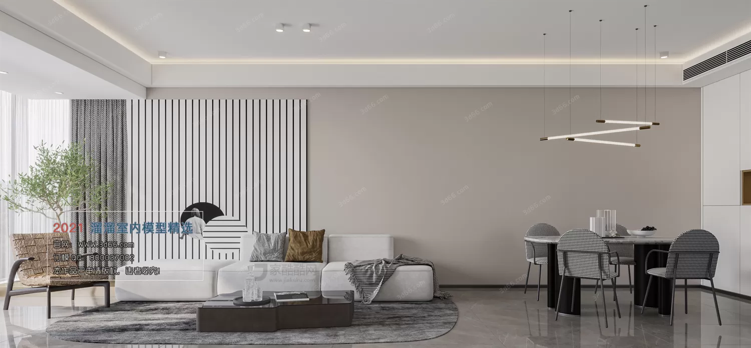 3DSKY PRO MODELS – LIVING ROOM 3DS MAX