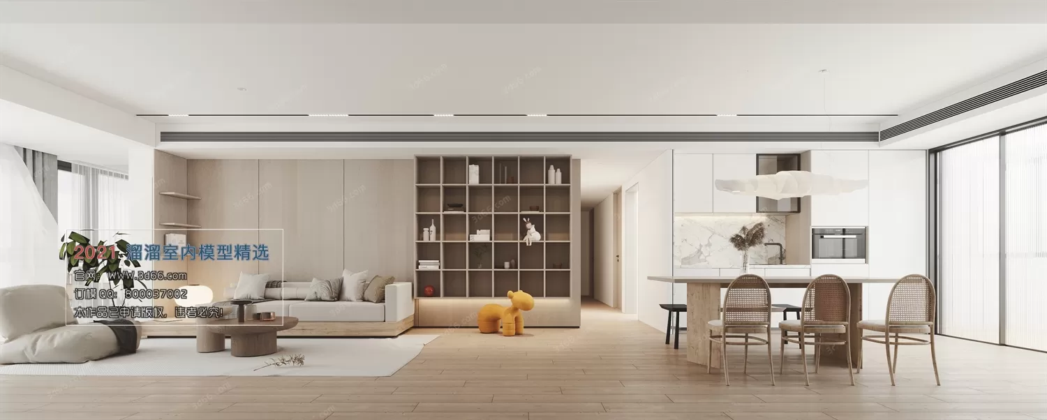 3DSKY PRO MODELS – LIVING ROOM 3DS MAX