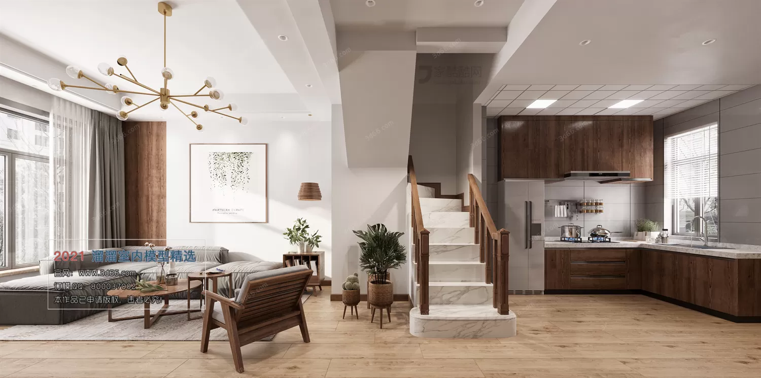 3DSKY PRO MODELS – LIVING ROOM 3DS MAX