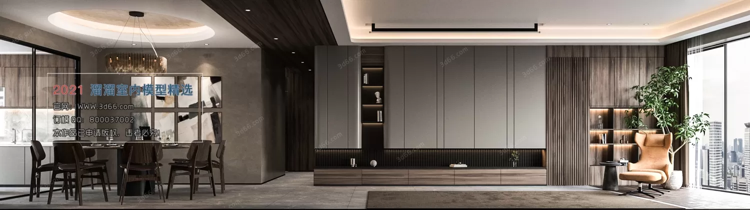 3DSKY PRO MODELS – LIVING ROOM 3DS MAX