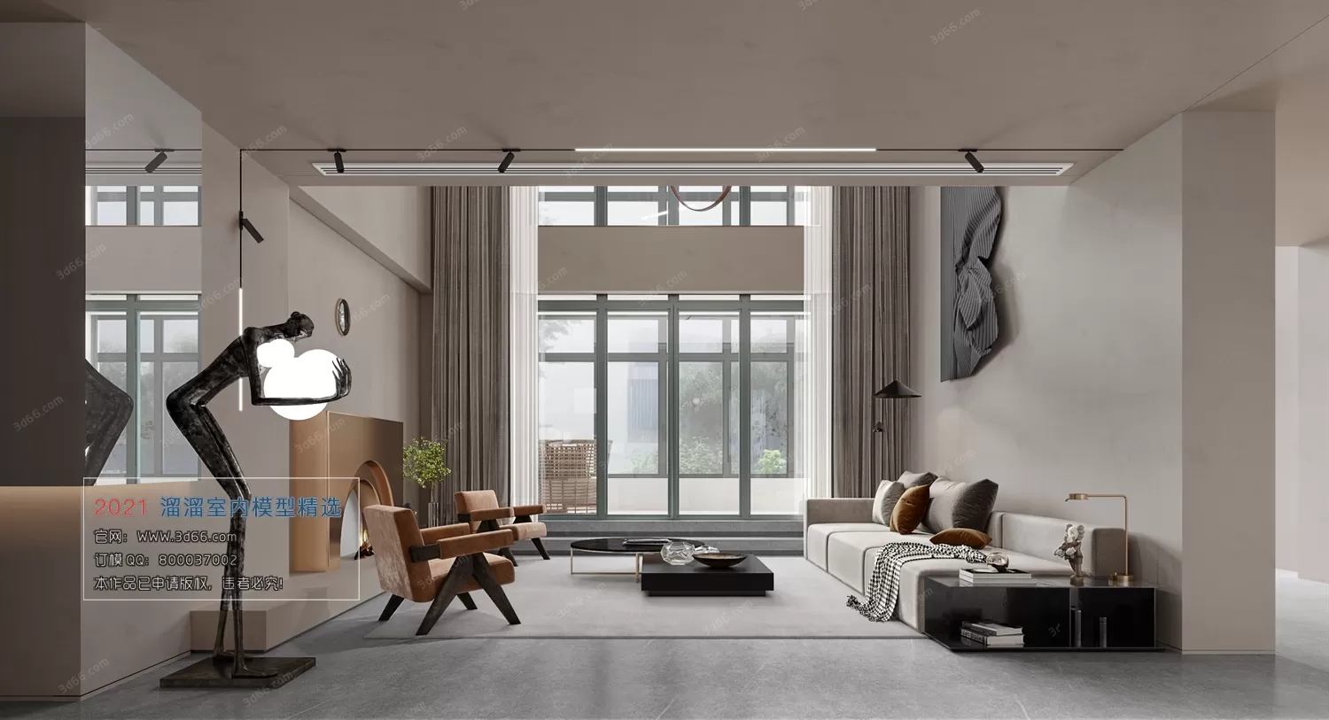 3DSKY PRO MODELS – LIVING ROOM 3DS MAX