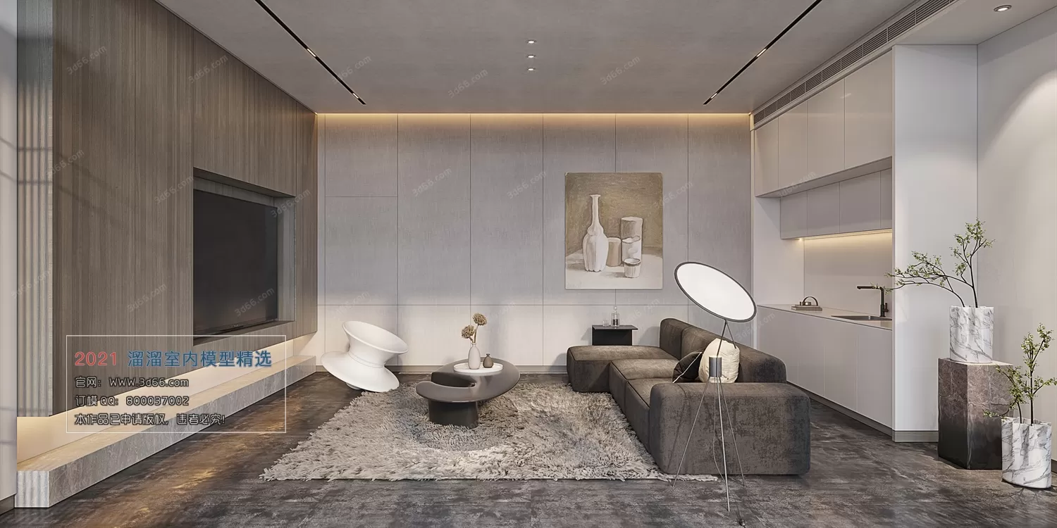 3DSKY PRO MODELS – LIVING ROOM 3DS MAX