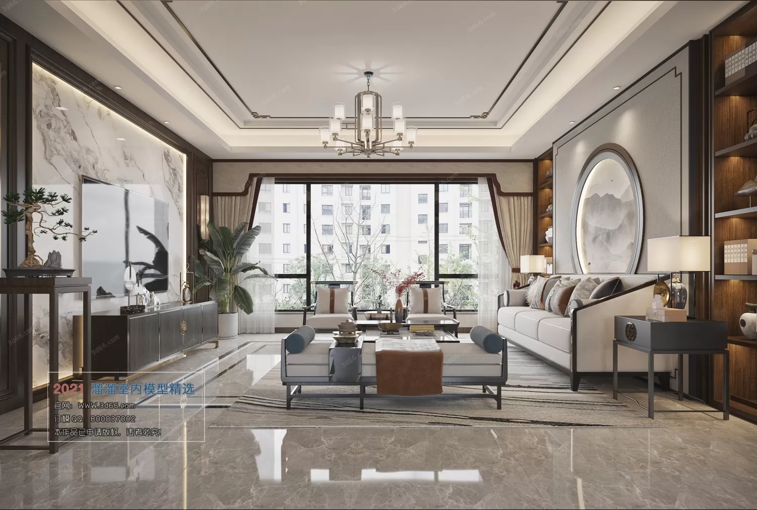 3DSKY PRO MODELS – LIVING ROOM 3DS MAX