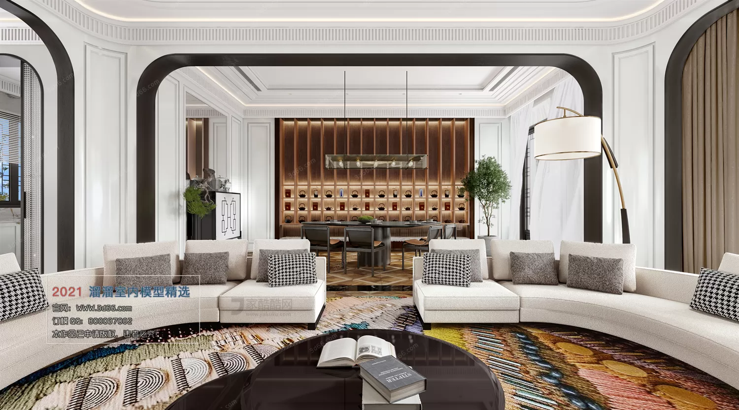 3DSKY PRO MODELS – LIVING ROOM 3DS MAX