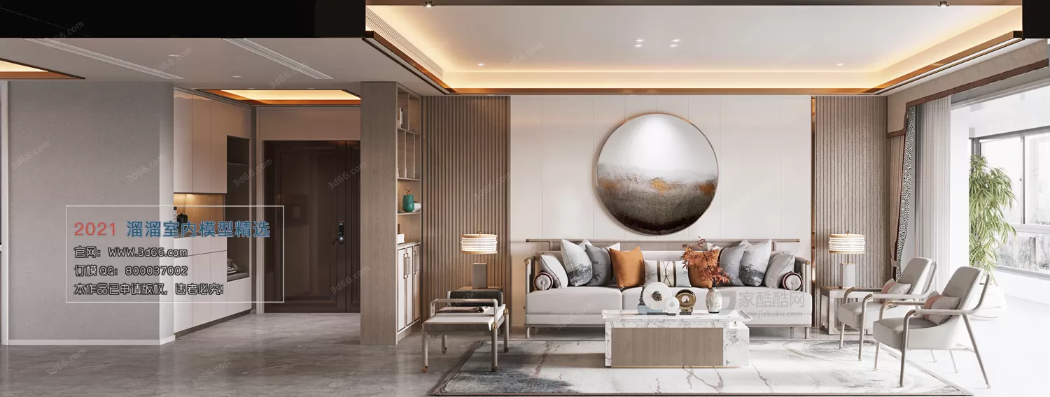 3DSKY PRO MODELS – LIVING ROOM 3DS MAX