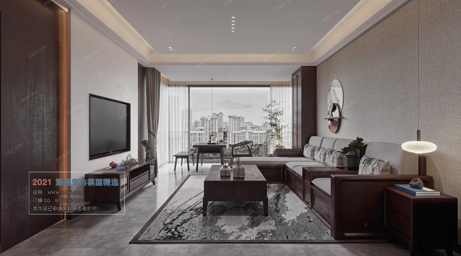 3DSKY PRO MODELS – LIVING ROOM 3DS MAX