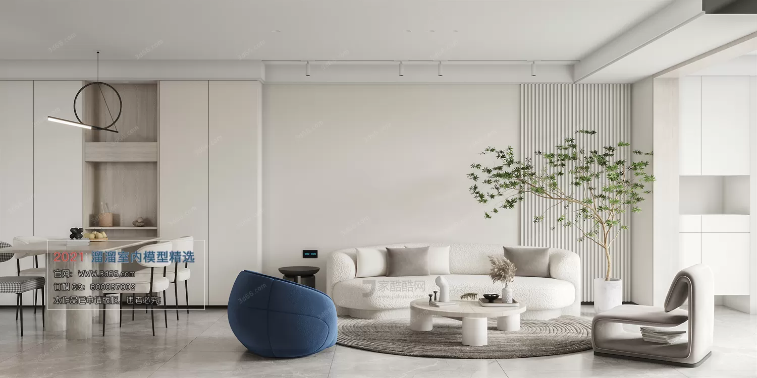 3DSKY PRO MODELS – LIVING ROOM 3DS MAX