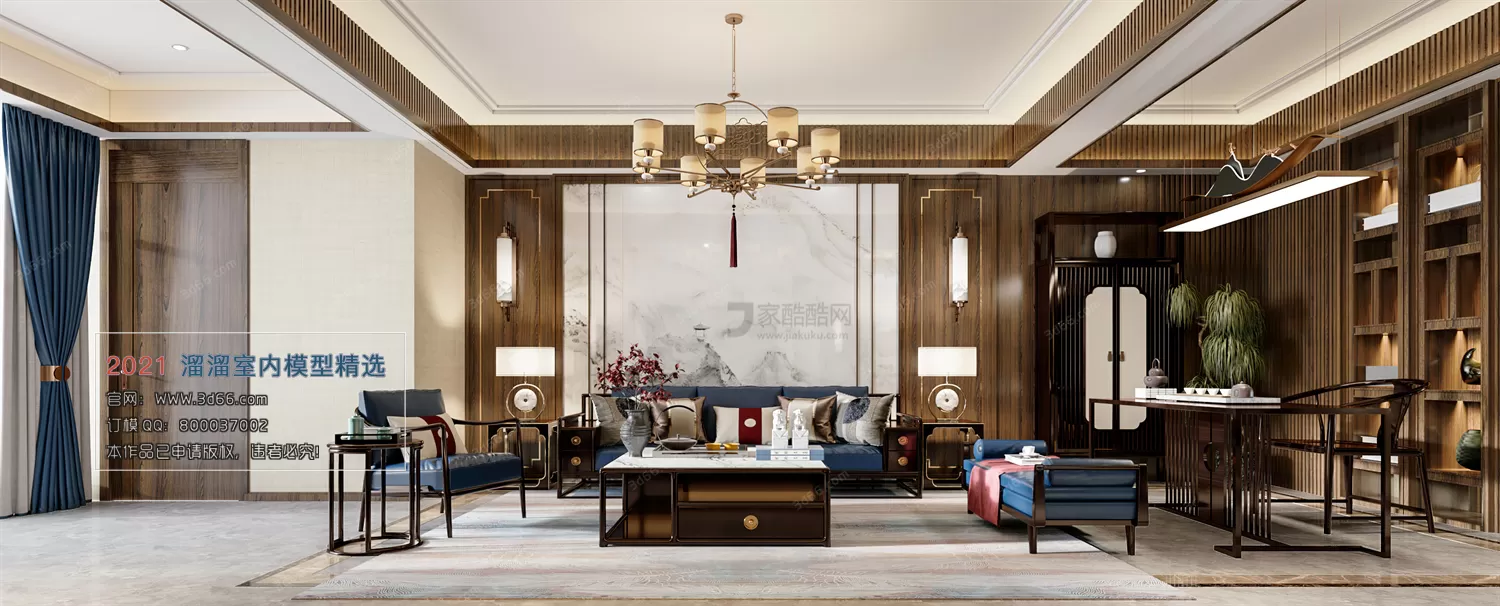 3DSKY PRO MODELS – LIVING ROOM 3DS MAX