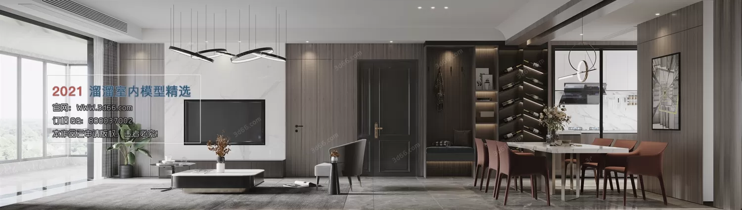 3DSKY PRO MODELS – LIVING ROOM 3DS MAX