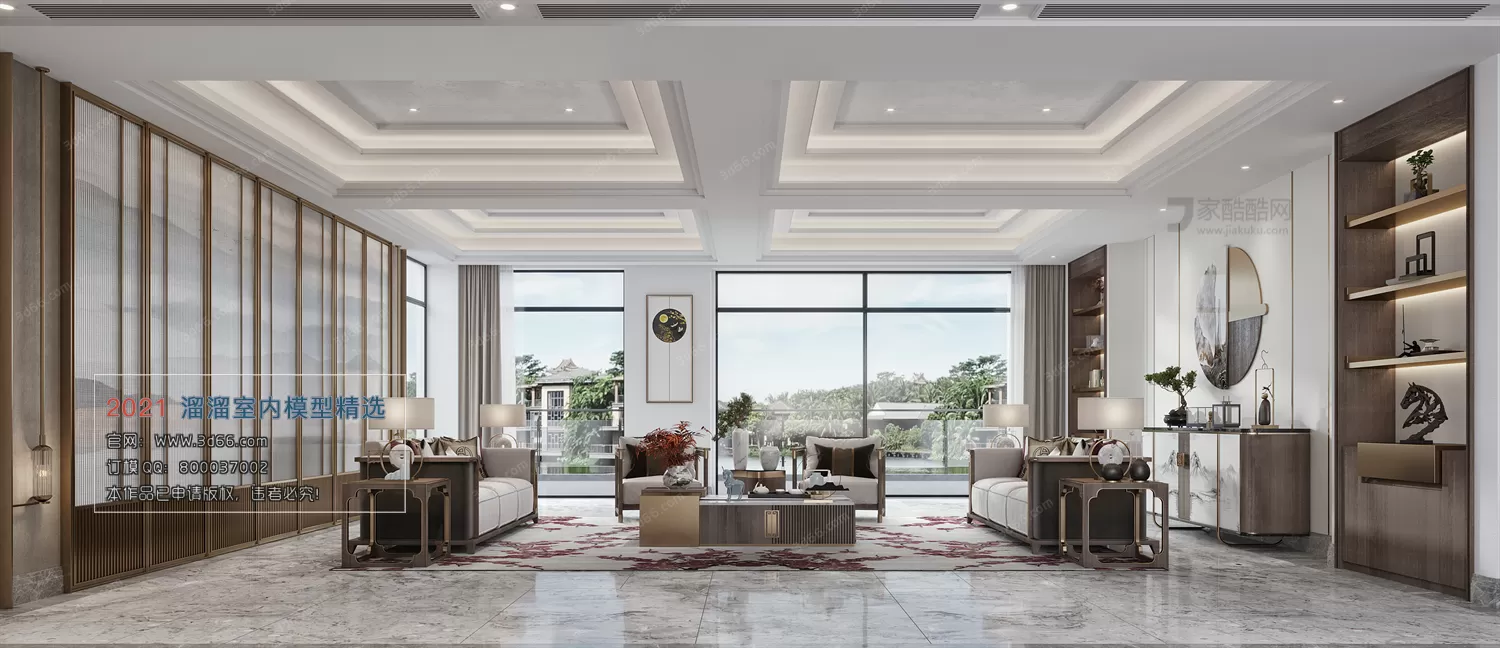 3DSKY PRO MODELS – LIVING ROOM 3DS MAX