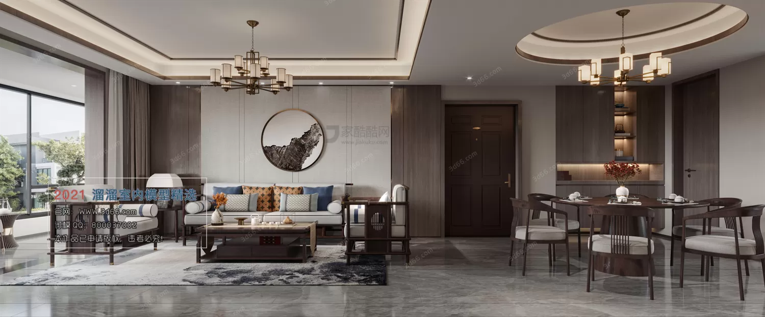 3DSKY PRO MODELS – LIVING ROOM 3DS MAX