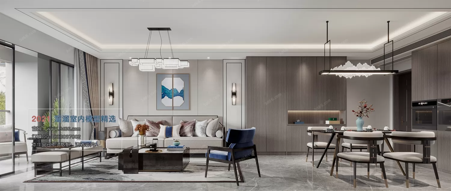 3DSKY PRO MODELS – LIVING ROOM 3DS MAX