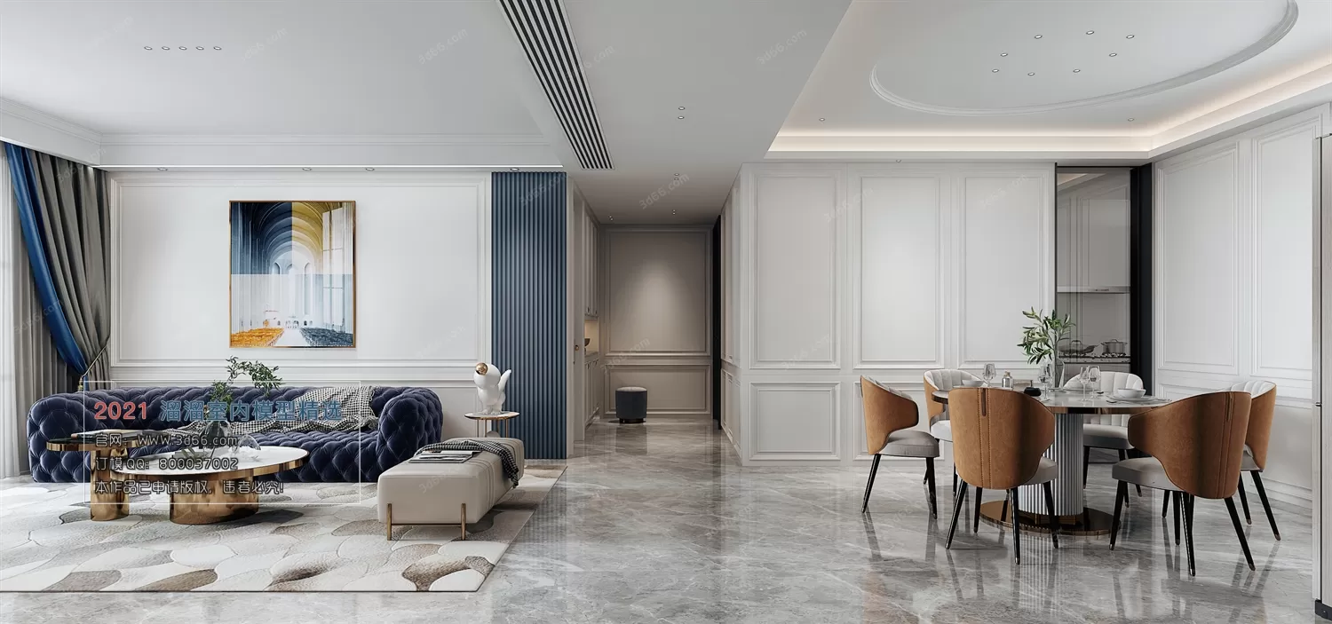 3DSKY PRO MODELS – LIVING ROOM 3DS MAX