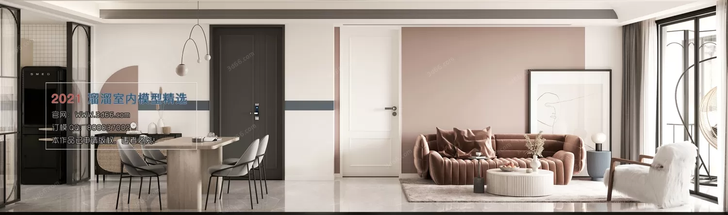 3DSKY PRO MODELS – LIVING ROOM 3DS MAX