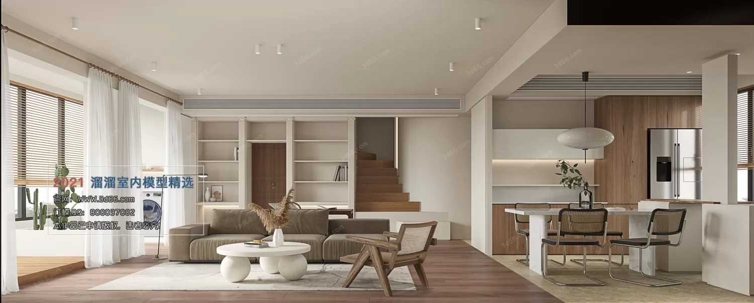 3DSKY PRO MODELS – LIVING ROOM 3DS MAX