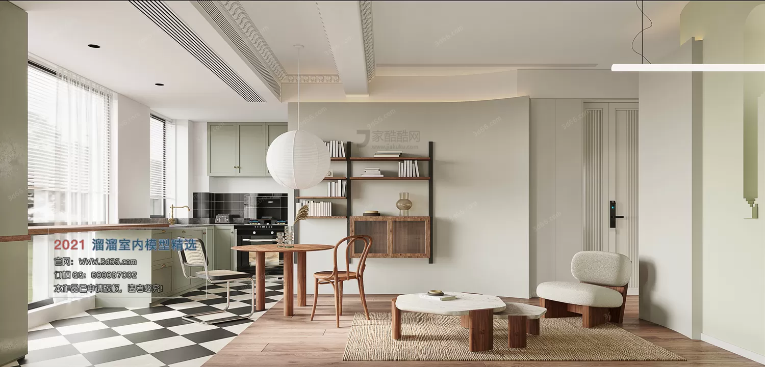 3DSKY PRO MODELS – LIVING ROOM 3DS MAX