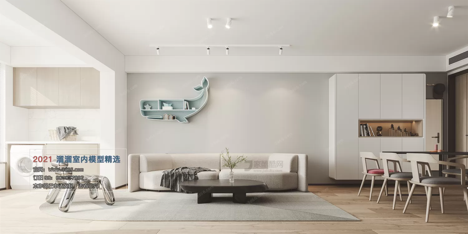 3DSKY PRO MODELS – LIVING ROOM 3DS MAX