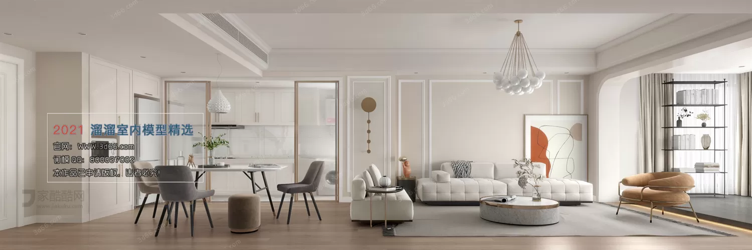 3DSKY PRO MODELS – LIVING ROOM 3DS MAX