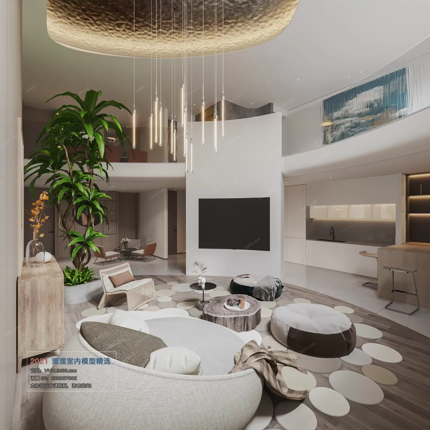 3DSKY PRO MODELS – LIVING ROOM 3DS MAX