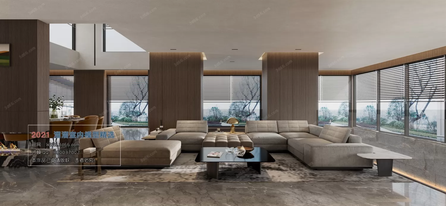 3DSKY PRO MODELS – LIVING ROOM 3DS MAX