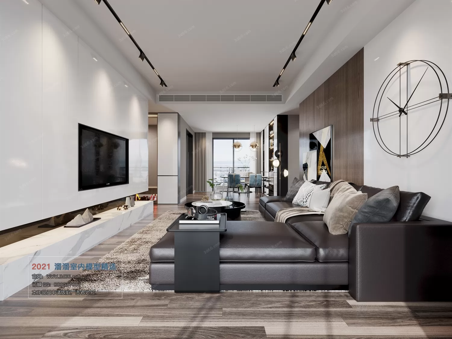 3DSKY PRO MODELS – LIVING ROOM 3DS MAX