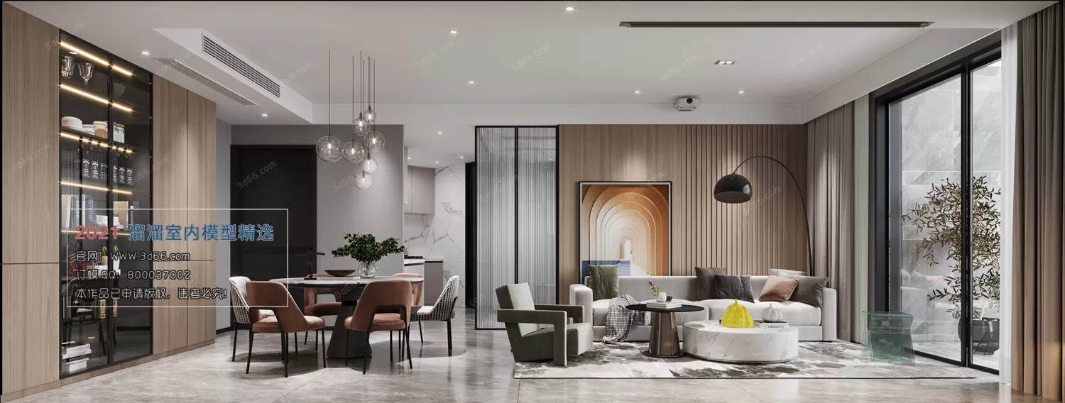 3DSKY PRO MODELS – LIVING ROOM 3DS MAX