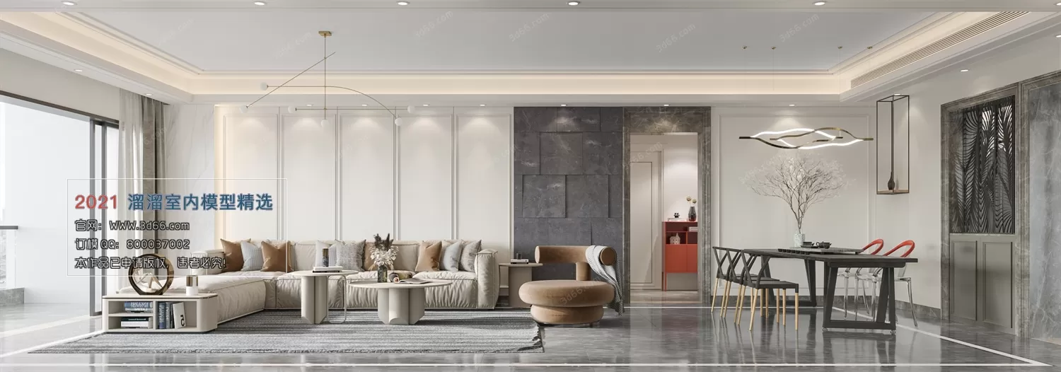 3DSKY PRO MODELS – LIVING ROOM 3DS MAX