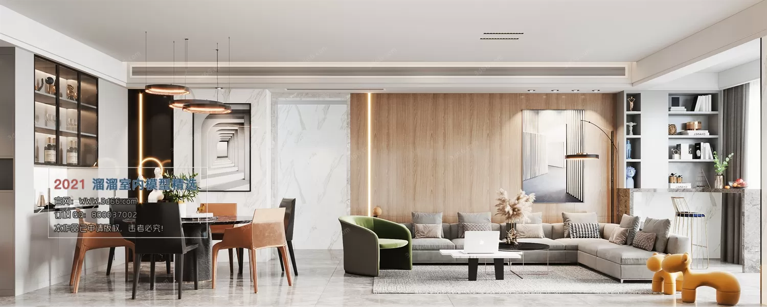 3DSKY PRO MODELS – LIVING ROOM 3DS MAX