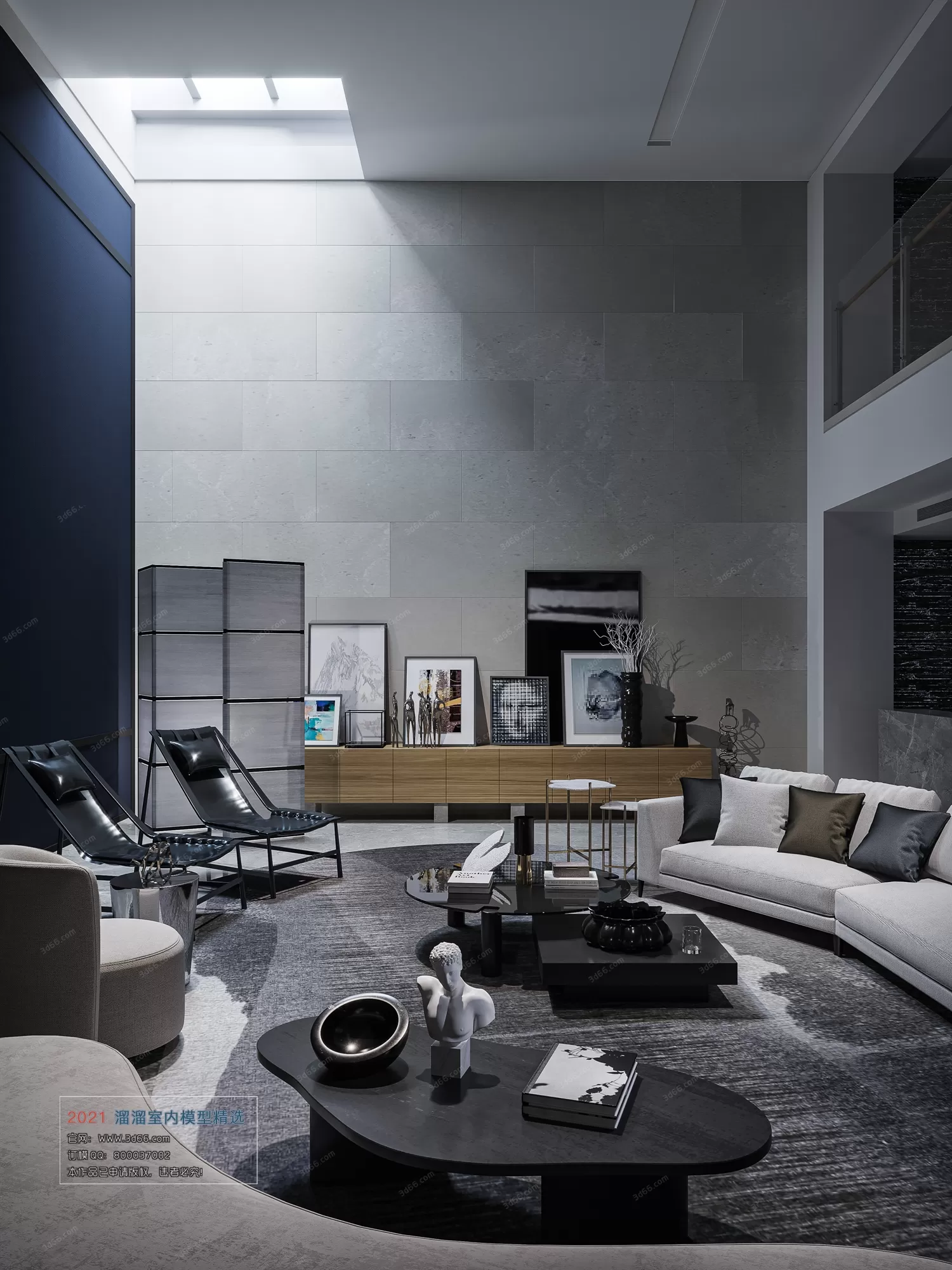 3DSKY PRO MODELS – LIVING ROOM 3DS MAX