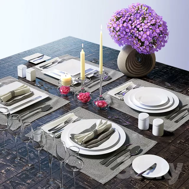 3DSKY PRO MODELS – TABLEWARE 3DSKYMODELS