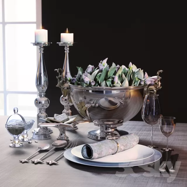 3DSKY PRO MODELS – TABLEWARE 3DSKYMODELS