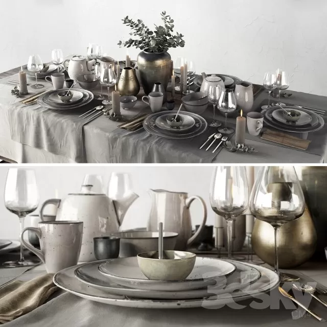 3DSKY PRO MODELS – TABLEWARE 3DSKYMODELS