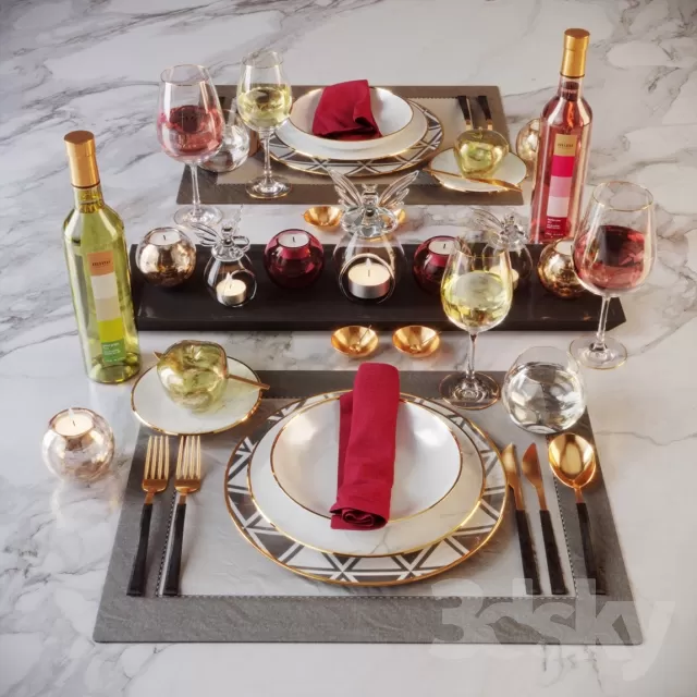 3DSKY PRO MODELS – TABLEWARE 3DSKYMODELS