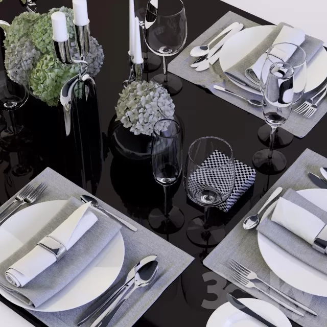 3DSKY PRO MODELS – TABLEWARE 3DSKYMODELS