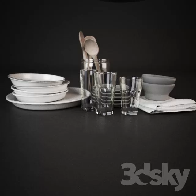 3DSKY PRO MODELS – TABLEWARE 3DSKYMODELS