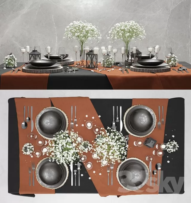 3DSKY PRO MODELS – TABLEWARE 3DSKYMODELS