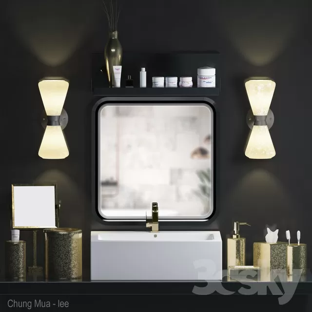 3DSKYFREE – BATHROOM 3DS MAX MODELS