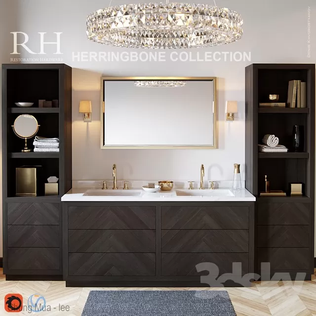 3DSKYFREE – BATHROOM 3DS MAX MODELS