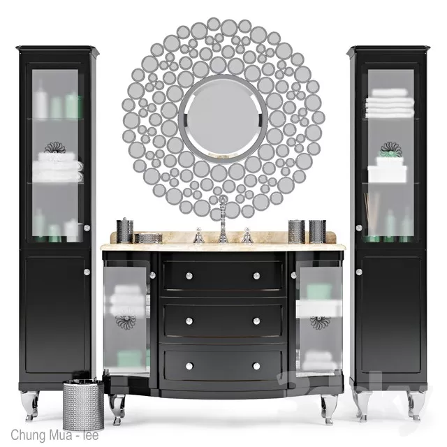 3DSKYFREE – BATHROOM 3DS MAX MODELS