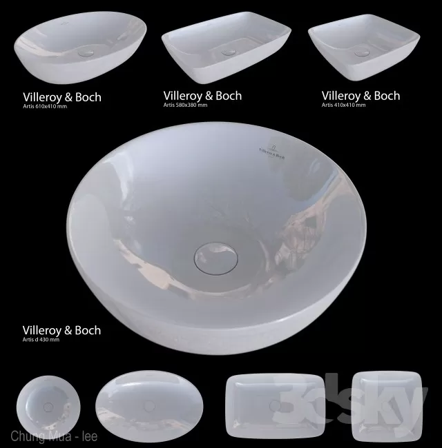 3DSKYFREE – BATHROOM 3DS MAX MODELS