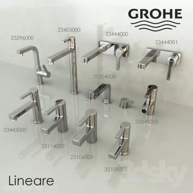 3DSKYFREE – BATHROOM 3DS MAX MODELS