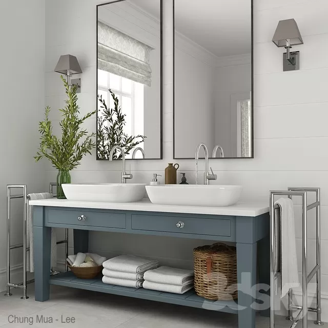 3DSKYFREE – BATHROOM 3DS MAX MODELS