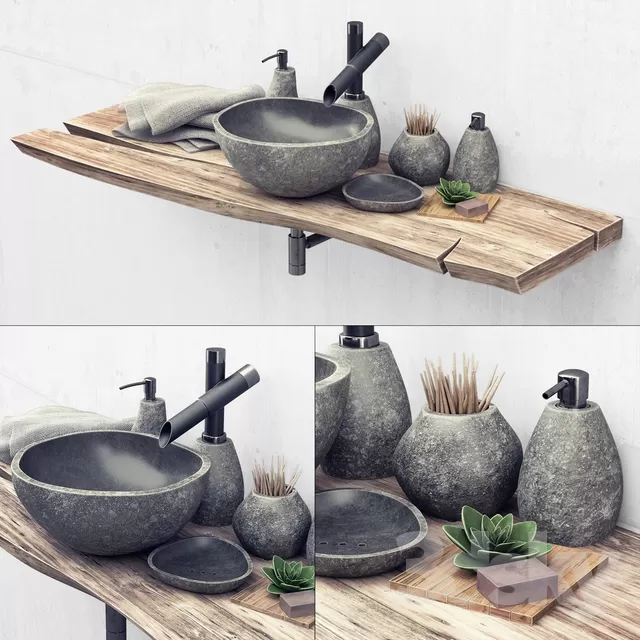 3DSKYFREE – BATHROOM 3DS MAX MODELS