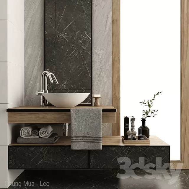 3DSKYFREE – BATHROOM 3DS MAX MODELS