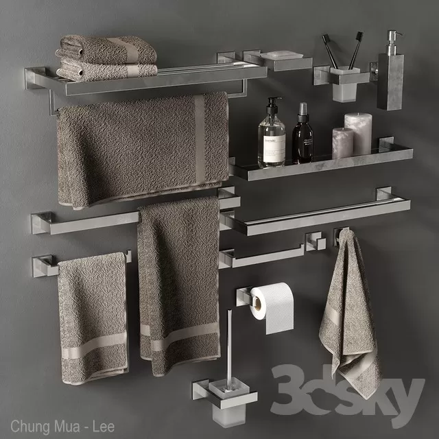 3DSKYFREE – BATHROOM 3DS MAX MODELS